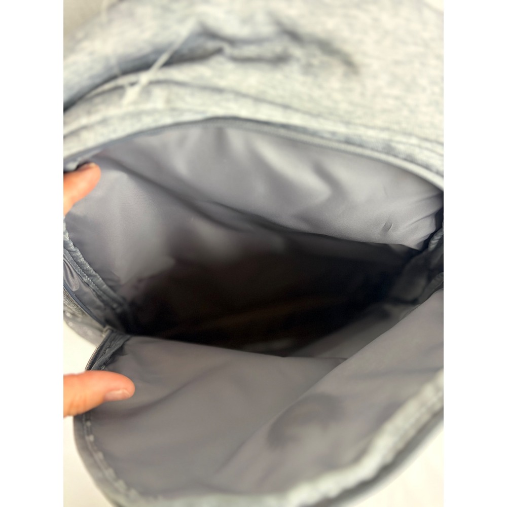 Victorias Secret PINK Heather Grey Collegiate Backpack School Travel Bag Crest - Picture 6 of 8